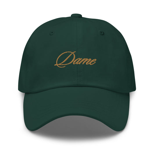 Dame Embroidered Hat