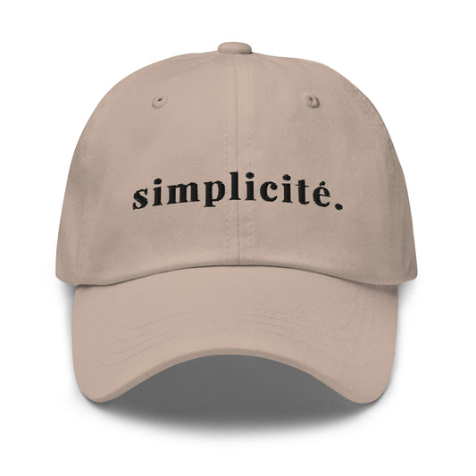 Simplicite Embroidered Hat