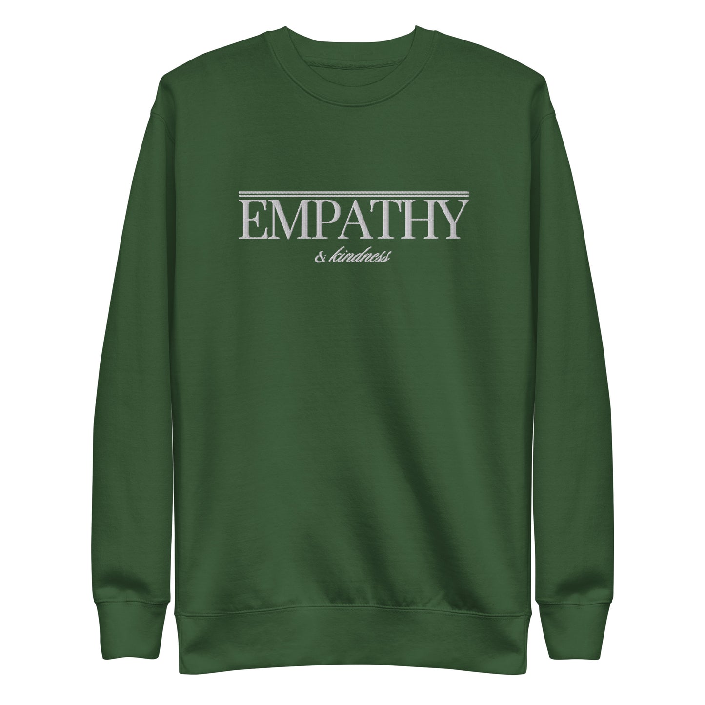 Empathy Embroidered Crewneck