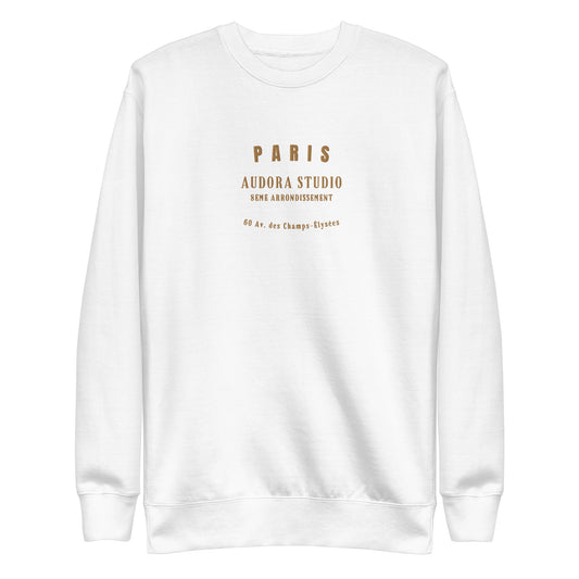 Paris Embroidered Crewneck