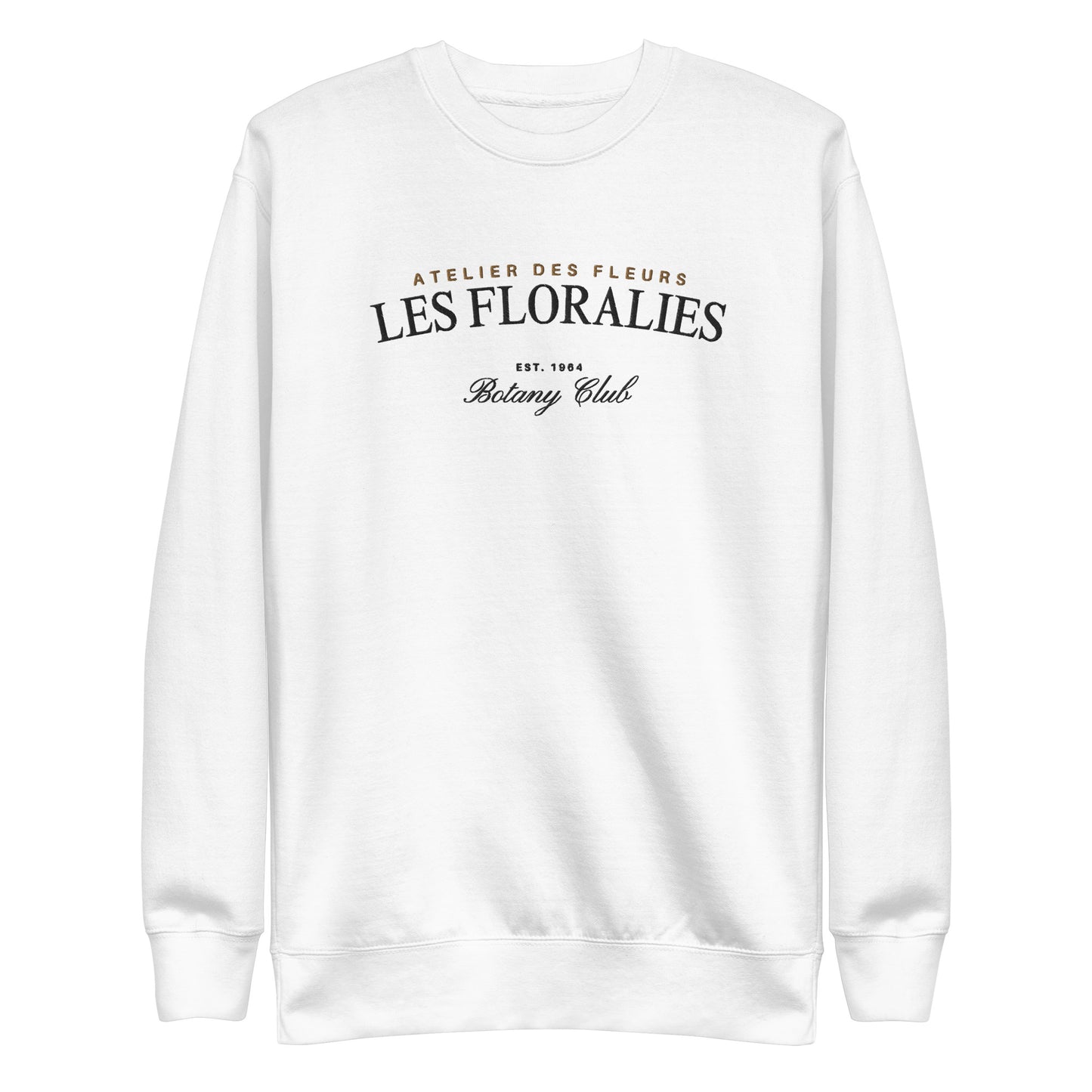 Les Floralies Embroidered Crewneck