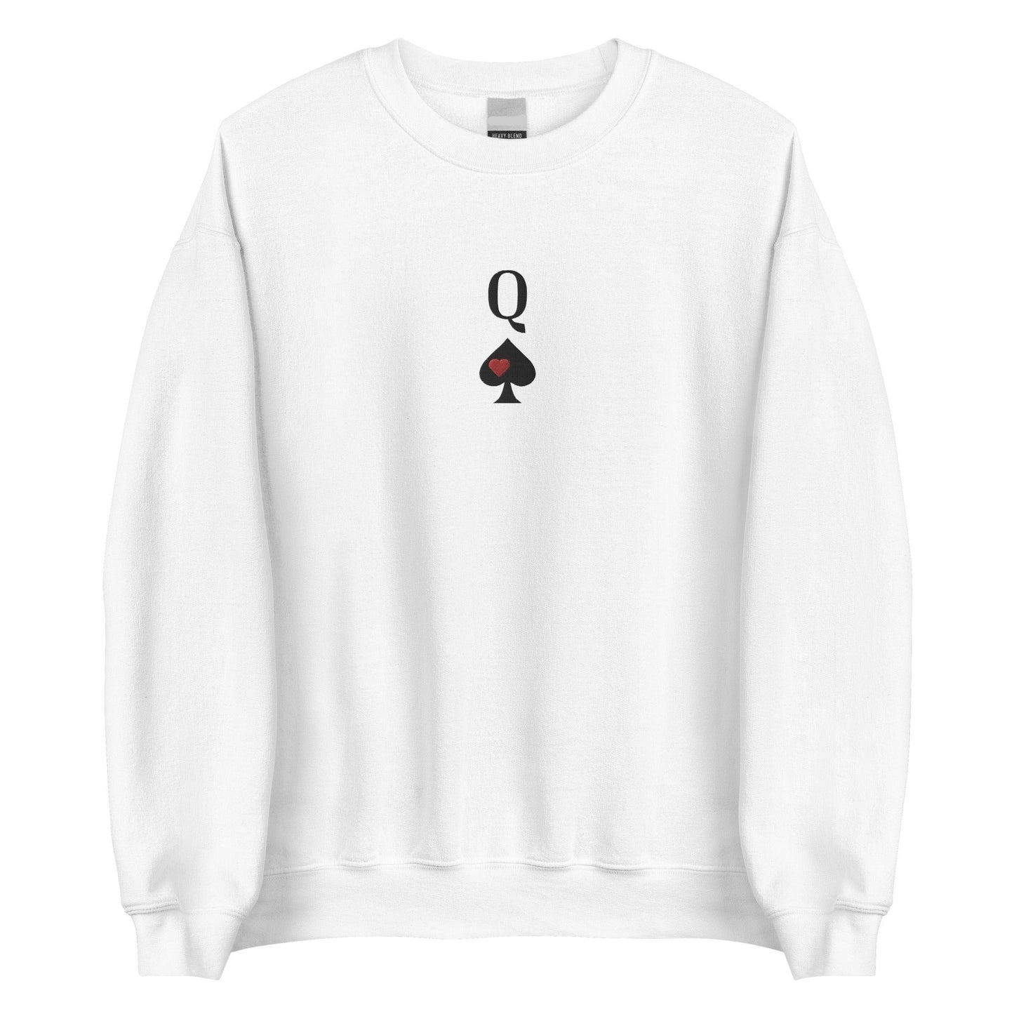 Queen of Spades Embroidered Crewneck